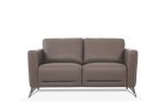 Malaga Loveseat, Taupe Leather YJ