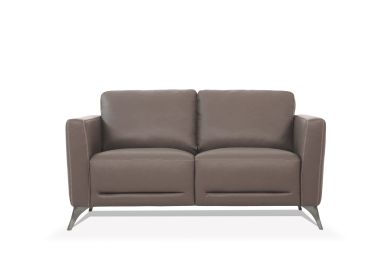 Malaga Loveseat, Taupe Leather YJ