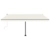Freestanding Manual Retractable Awning 157.5"x118.1" Cream