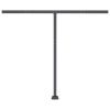 Manual Retractable Awning with LED 118.1"x98.4" Blue and White