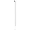 Manual Retractable Awning with Posts 157.5"x118.1" Blue and White