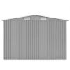 Garden Shed 101.2"x192.5"x71.3" Metal Gray