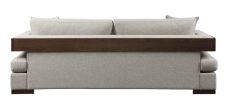Niamey Sofa w/4 Pillows, Fabric & Walnut YJ