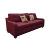 Cleavon II Sectional Sofa & 2 Pillows in Red Linen  YJ