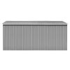 Garden Shed 101.2"x156.7"x70.1" Metal Gray